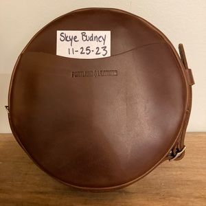 Portland Leather Goods - Whiskey - Large Circle Crossbody - BNNU - With Tags